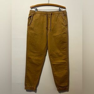 AMERICAN EAGLE AE Next Level Flex Trekker Jogger Tan Mens Medium Cotton Lyocell